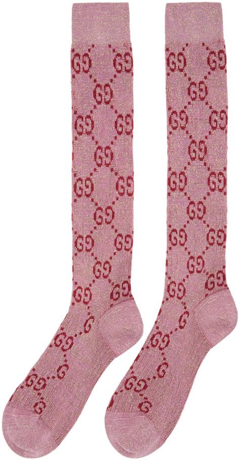 hot pink gucci socks